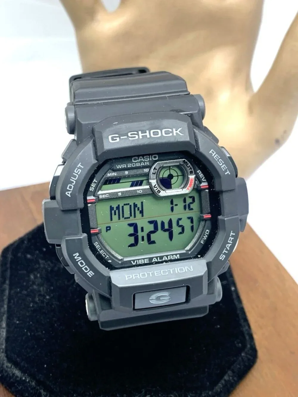 Casio G-Shock Men's Watch GD350 Quartz Digital Black Resin Sport Military 3403